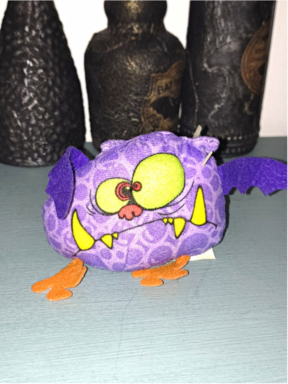 Burger King Silly Slammers Batty Plush Toy 1999 Vintage Fast Food Premium